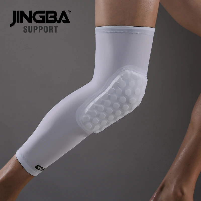 JINGBA SUPPORT 1PC Honeycomb protector Safety Basketball knee pads support Volleyball knee brace support Sports knee protector