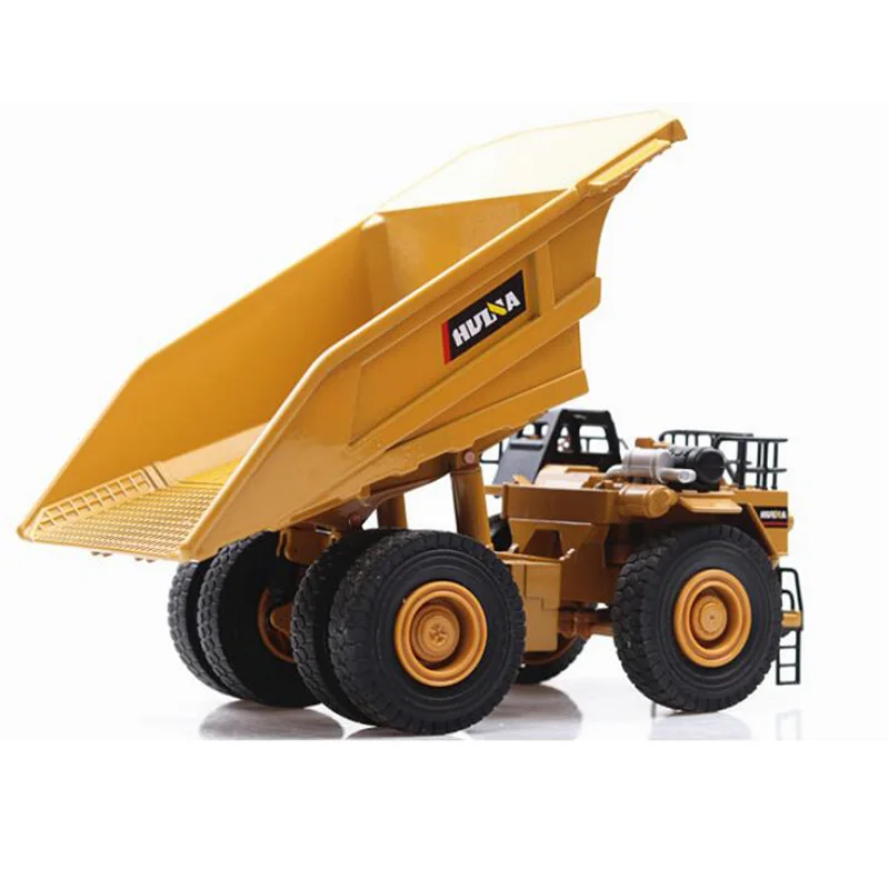 1/40 Scale Truck Die-cast Alloy Metal Car Excavator Mining Dump Truck Excavator Model Toy Engineering Truck For Kids Collections