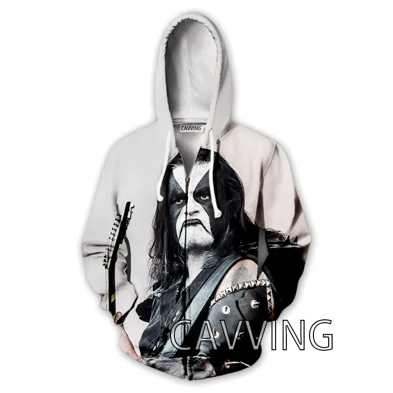 CAVVING 3D Print ABBATH Rock bluzy z kapturem na zamek bluza z kapturem na zamek bluza bluza z kapturem Harajuku bluza dla mężczyzn/kobiet