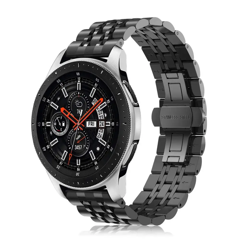 Stainless Steel gt band for Samsung Galaxy watch 46mm strap Gear S3 Frontier band 22mm metal belt bracelet Huawei watch GT 2