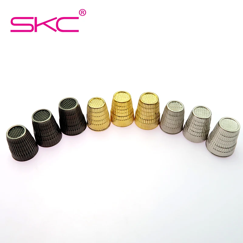 SKC 3sizes/set Metal Vintage Sewing Thimble Finger Protector Classical Pattern Thimble Sewing Tools Needles Partner Needlework