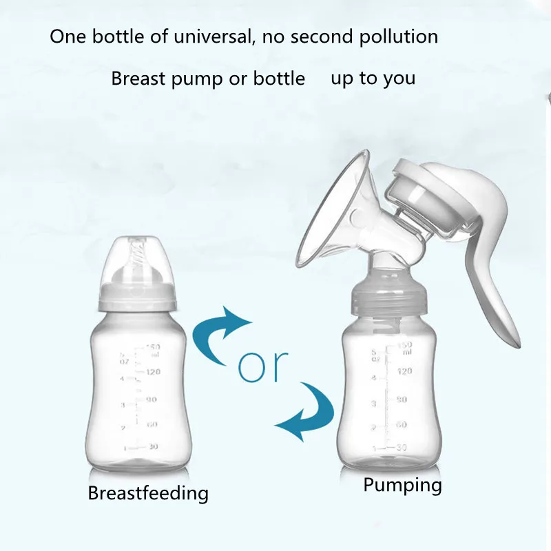 Manual breast pump maternal breast milk booster breast feeding manual breast pump maternity supplies