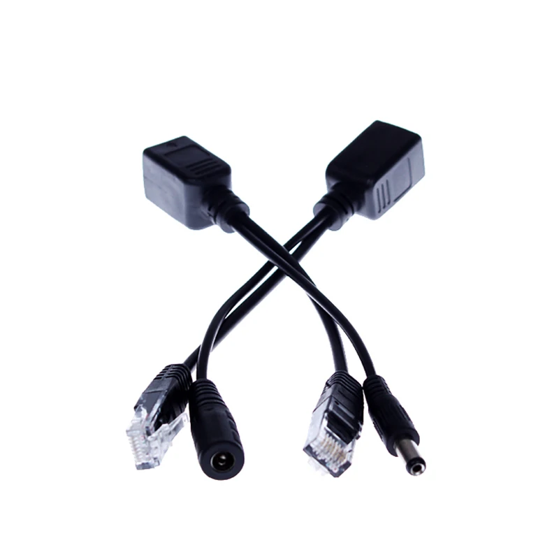 

2Pairs/Lot PoE Passive Cable Splitter Power Over Ethernet For PoE IP Camera PoE Splitter & Injector Cable Kit PoE Adapter