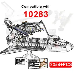 NEW Space Shuttle Model Building Blocks 10283 Bricks Space Shuttle Discovery Creative Toys For Children Kids Birthday Gifts