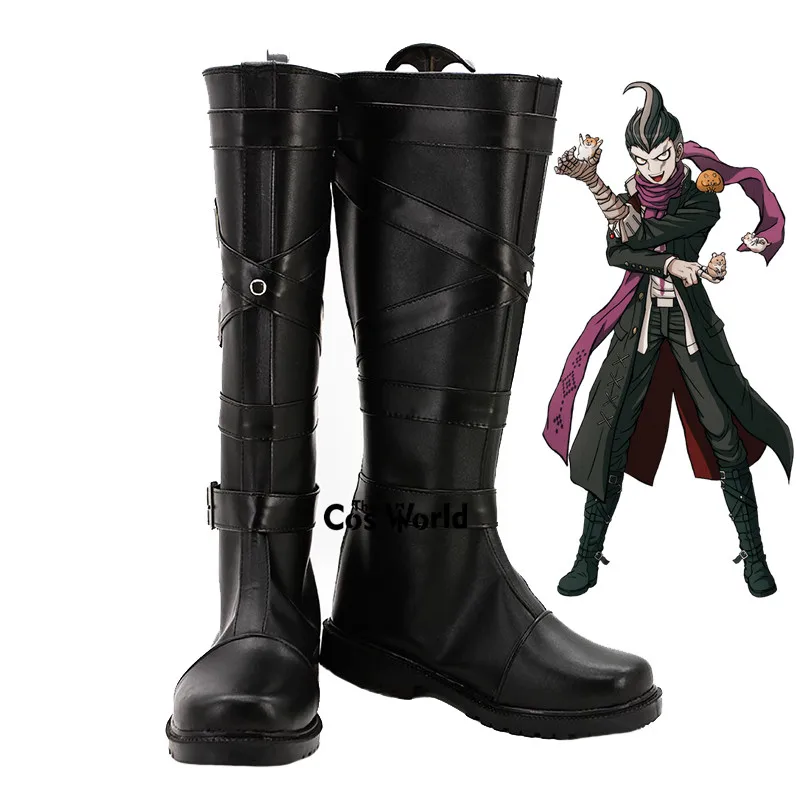 

Danganronpa 2: Goodbye Despair Tanaka Gandamu Games Anime Customize Flat Cosplay Shoes Boots