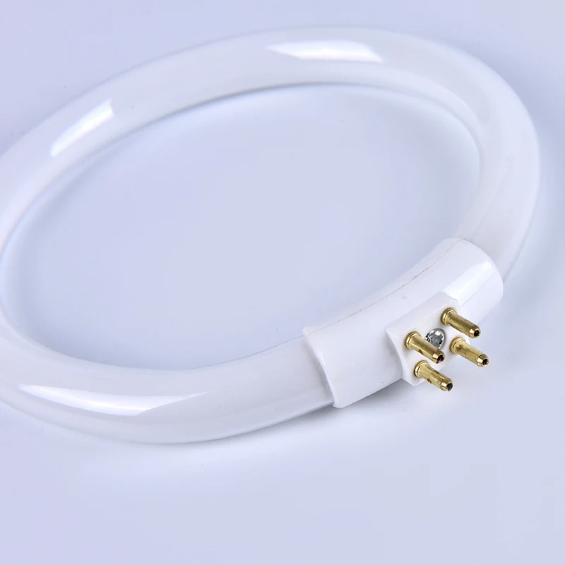 11W T4 Bulat Melingkar Tabung Anti-Empat Pin Lampu Bohlam Neon Cincin Lampu Putih Tabung dengan 4 pin