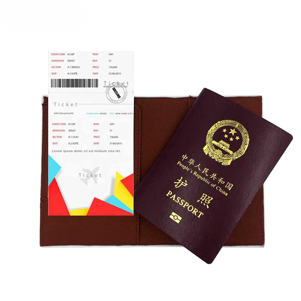 New Creative Special Forces Pattern Passport Wallet Men's Travel Passport Cover Case PU Leather Ticket ID Credit Card Holder