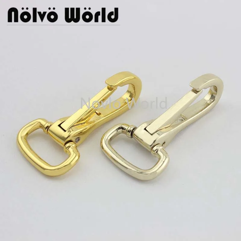 

Nolvo World 5-20-100pcs 3 colors 50*20mm 3/4" New dog collar buckle clasp lobster swivel snap hook buckle accessories