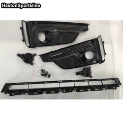 S5 S-line bottom Grill With Fake ACC Front Fog Light Grill for Audi 2016-2019 Car Styling Accessories