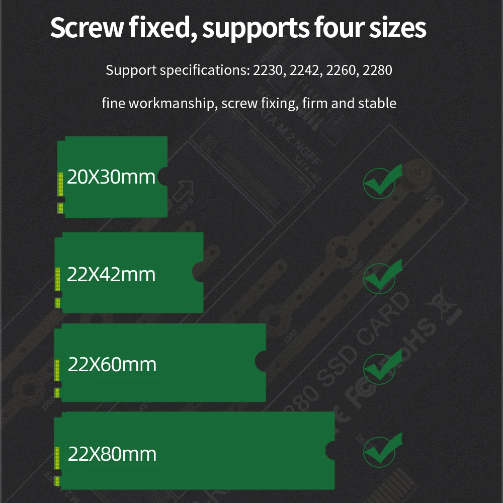 Pojedynczy/podwójny Port M.2 NVME NGFF do Pcie 4x płytka przyłączeniowa B/M obsługa interfejsu klawisza PCI Express 3.0 2230 2242 2260 2280 M.2 SSD