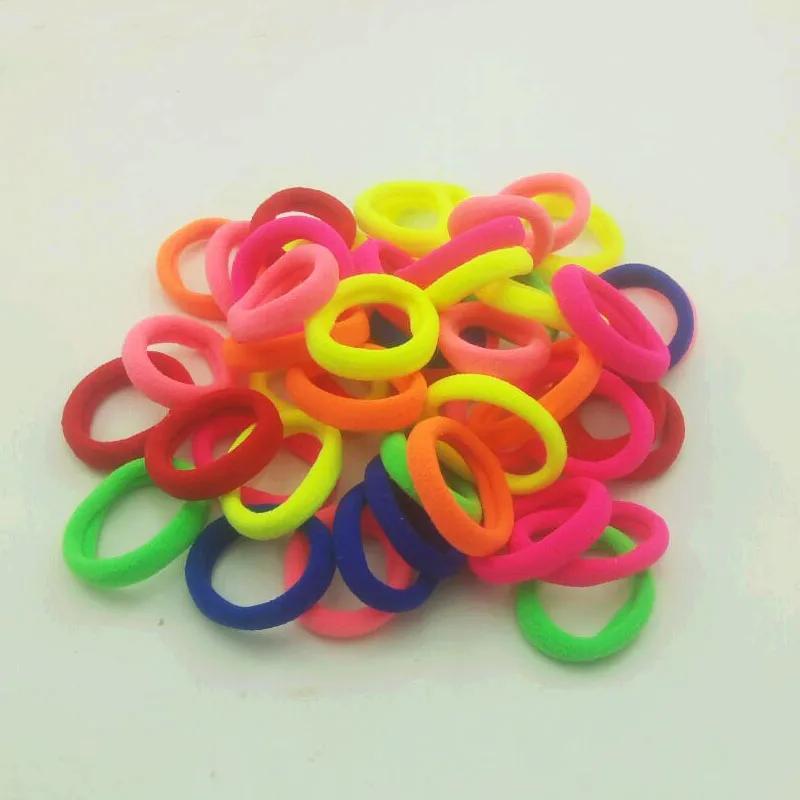 100pcs/lot DIY Hair Bows Grooming Pet Hair Rubber Band  Dog Cat Hair Accessories 3cm high elastic jointless hair ring