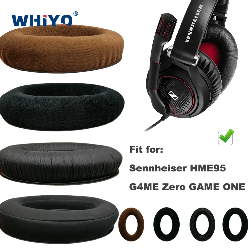 Replacement Ear Pads for Sennheiser HME95 HME 95 G4ME Zero GAME ONE Headset Parts Leather Earmuff Earphone Sleeve Cover