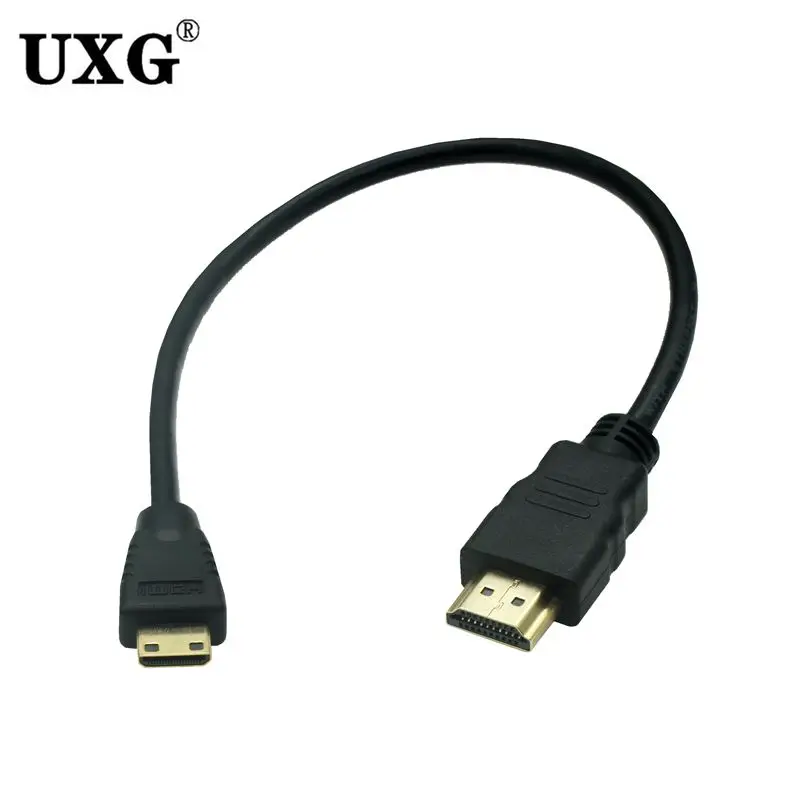 High Speed Micro Mini HDTV To HDMI-compatible Cable 4K 1080P 3D For HD TV XBOX PS3 Camera / Tablet Computer Cable 0.3m 1m 3m 5m