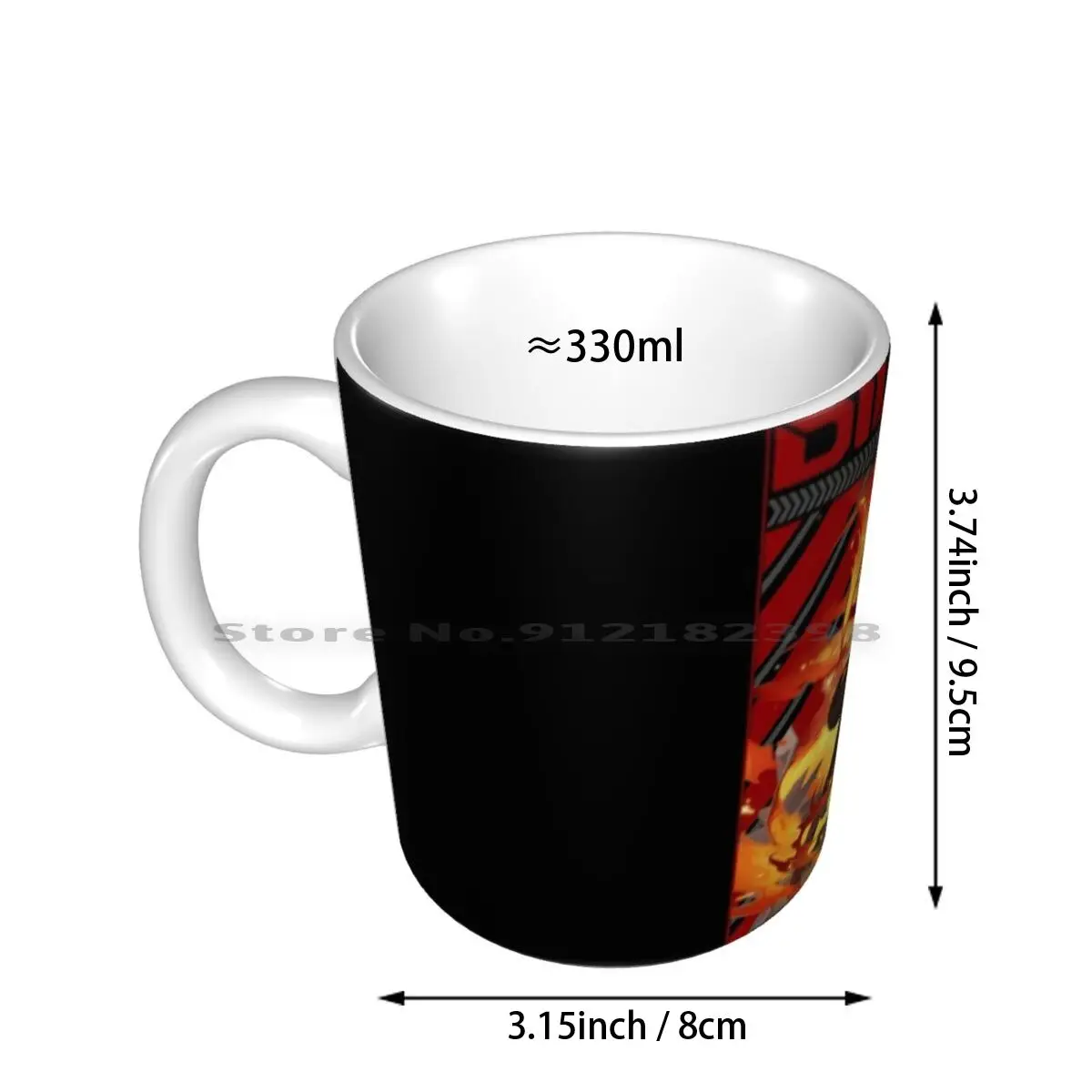 Genshin Impact Diluc Wish Ceramic Mugs Coffee Cups Milk Tea Mug Genshin Impact Genshin Impact Zhong Diluc Zhongli Tao Hu Tao