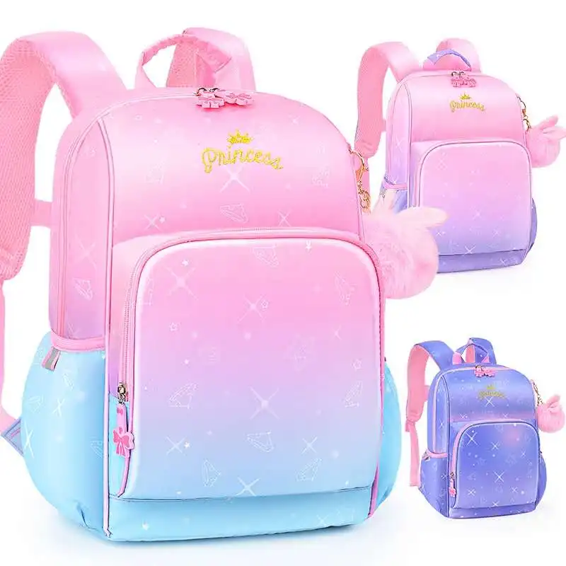 Zaino scuola Disney Frozen Princess per ragazze zaino spalla studente primario Super leggero grande capacità regalo di natale Mochilar