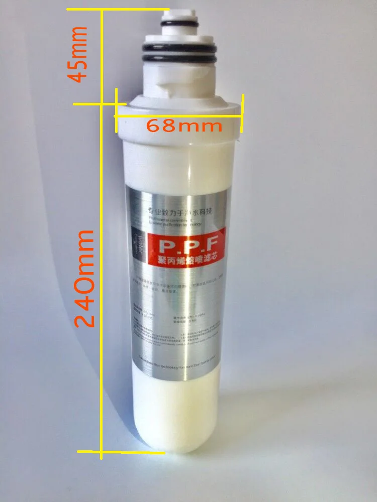 Специальный ввинчивающийся порт, картридж фильтра PPF (1 микрон), водяной фильтр, полипропиленовая свеча/ПП хлопок специально для NSW-CWF401M3/ NSW-CWF401M1