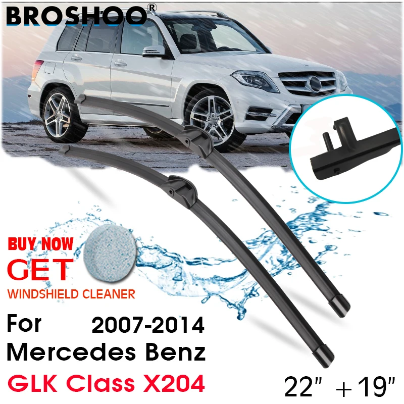 

Car Wiper Blade Front Windscreen Windshield Wipers Blades Auto Accessories For Mercedes Benz GLK Class X204 22"+19"2007-2014