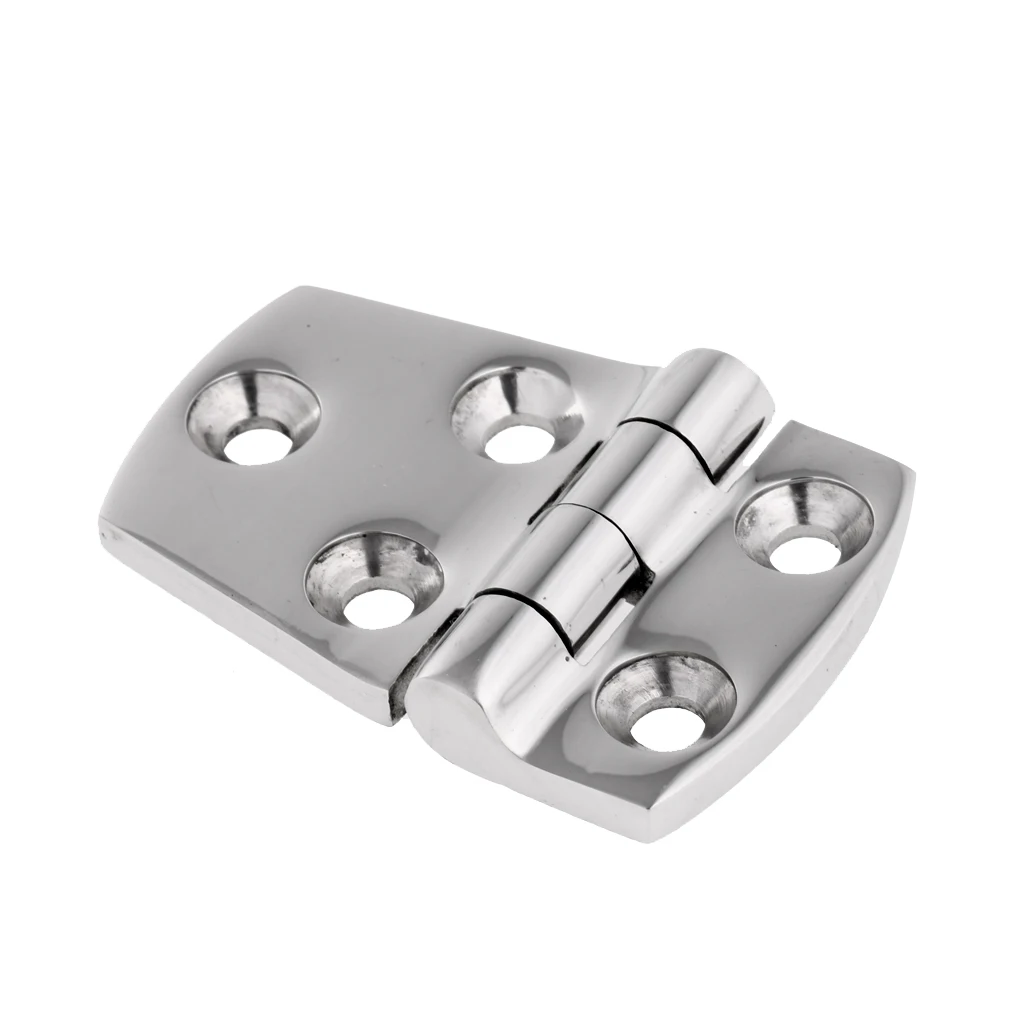 Bisagra de puerta lateral corta de acero inoxidable 316, grado marino, para barcos, caravanas y autocaravanas