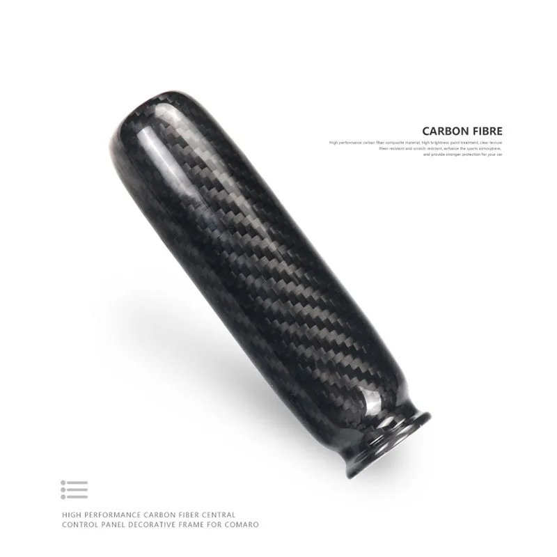 Real Carbon Fiber HandBrake Handle Parking Brake Cover Trim fit For Mini Cooper Cluman R56 R57 R58 R59