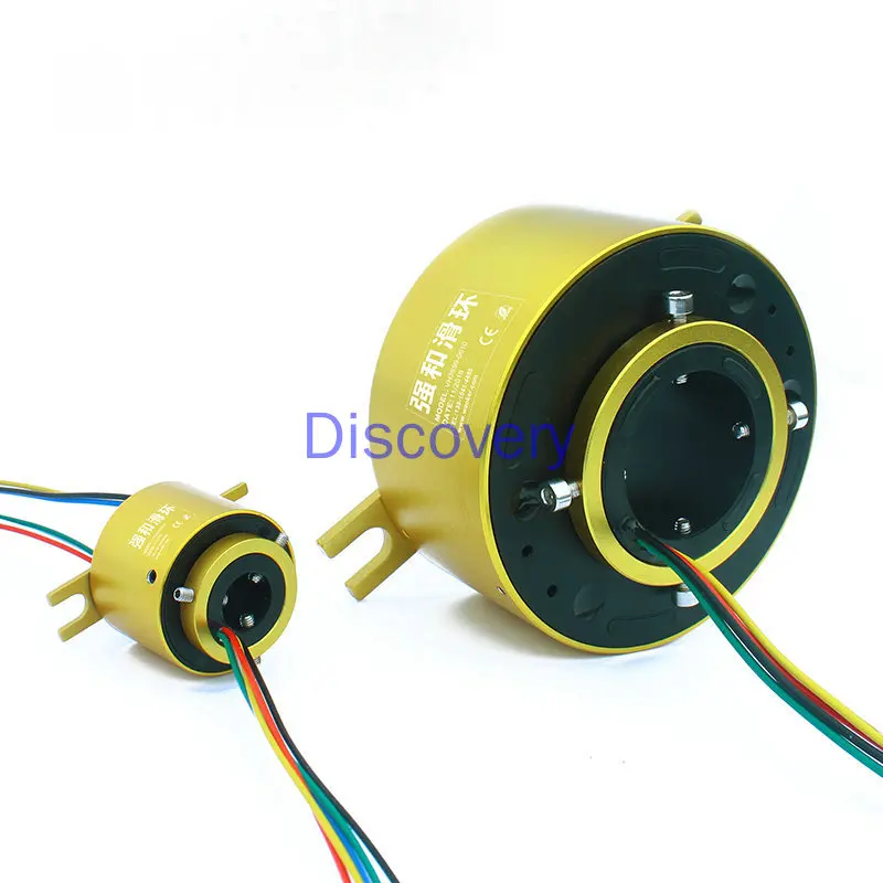 

Slip Ring Through Hole Conductive Slip Ring Hollow Collector Ring Inner Diameter Conductive Ring 246812 Rotary Wire Joint