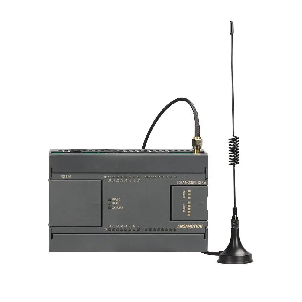 LORA Modul Nirkabel Remote Control Transmisi Transparan Komunikasi MODUBUS LORA-MODBUS-IO8R-A Digital 8I 8O Analog 6I 1O