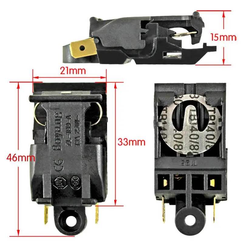 1pc przełącznik czajnika elektrycznego przełącznik kontroli temperatury czajnika elektrycznego z regulacją temperatury czajnika elektrycznego