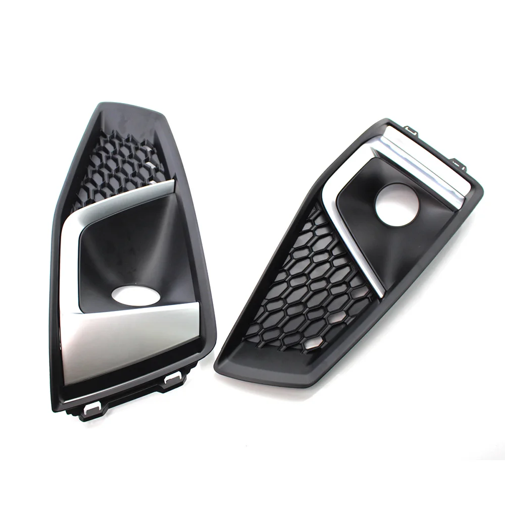 

Front Bumper ACC Hole Grille Honeycomb for AUDI A4 2019 S-line / S4 A4 Quattro