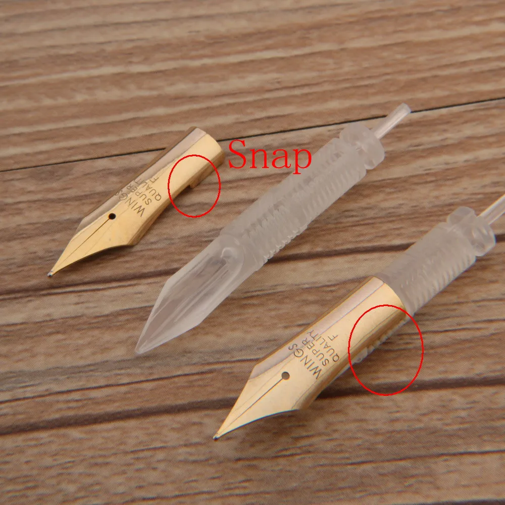 High Quality Brand 3pc 659 Nib 698 Nib GOLDEN Stainless Steel EF F FEED Stationery Office School Supplies