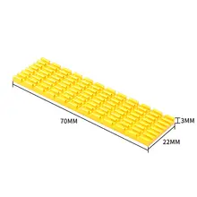 Aluminum M.2 SSD Heat Sink 3mm/6mm Pads #5