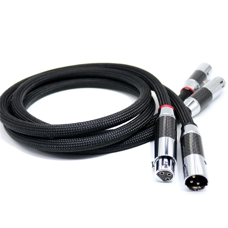 

HiFi XLR Balanced Cable Black Net FA-220 Pure Copper OFC Conductor