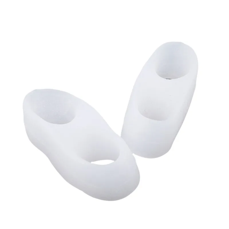 1Pair Hallux Valgus Silicone Correction Gel Foot Care Toe Separator Little Finger Protector Bunion Adjuster Protetor Joanete