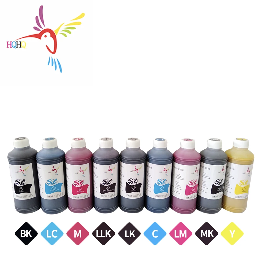 9x500ML High Quality Eco-Solvent Ink for Epson 2880/R3000/P600/608/4900/4910/7900/9900/7910/9910/Ph-8000/Ph-x10000 Printer