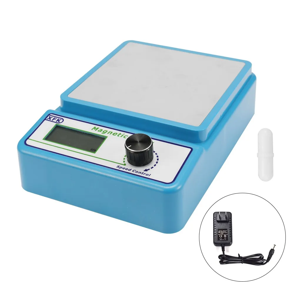 Mini Size Professional Magnetic Stirrer Magnetic-mixer with Stir Bar 2400 rpm Max Stirring Capacity 1000ml Volume