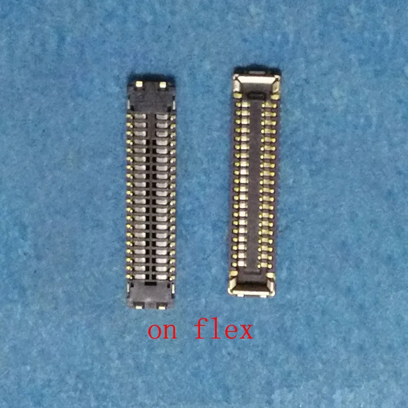 10pcs 40pin LCD Display Screen Flex Cable Plug Port For One Plus OnePlus 5T 1+5T A5010 Logic Board FPC Connector On MotherBoard