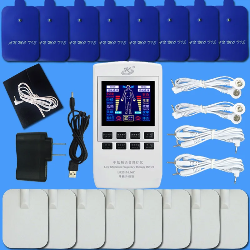 

Household Digital Meridian Physical Therapy Instrument Neck, Shoulder and Waist Medium and Low Frequency Electric Massage