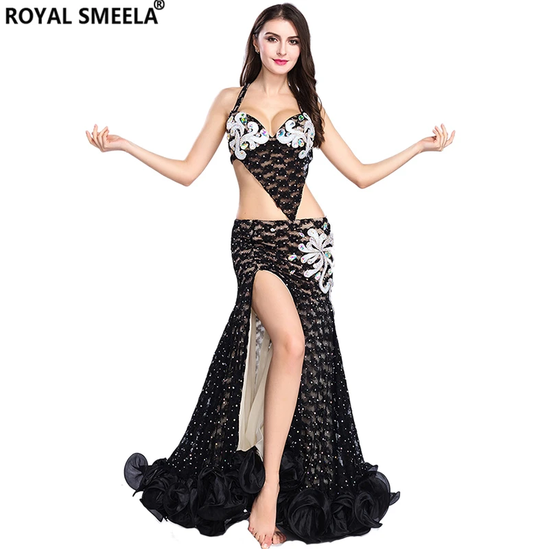 Belly Dancing dress Professional Stage Belly dance Costume Belly dancing Bra Dress Maxi Dress Indian dance Clothes dance outfits