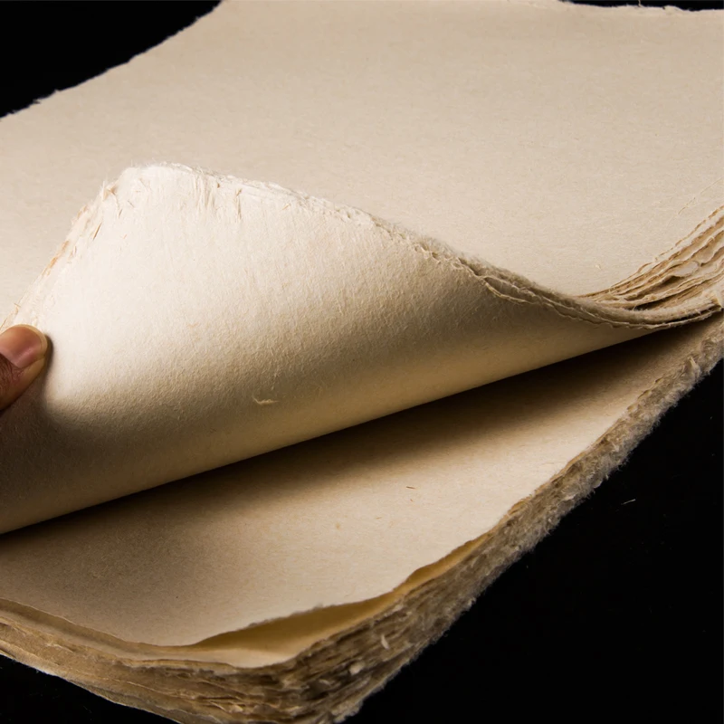 Papel de morera chino de la dinastía Ming Qing, papel antiguo hecho a mano, pintura de caligrafía, papel de arroz Vintage, Rijstpapier