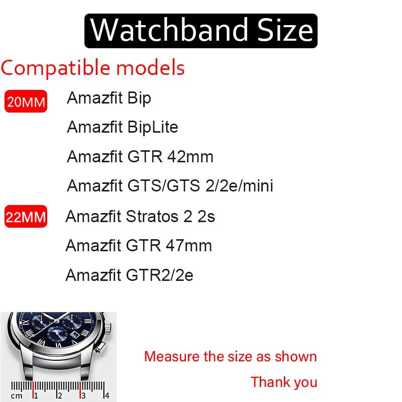 20mm 22mm Nylon Loop band For Amazfit strap GTS 2 2e GTS2 Mini GTR 42mm 47mm GTR2 2e huami Sport belt Bracelet Amazfit bip strap