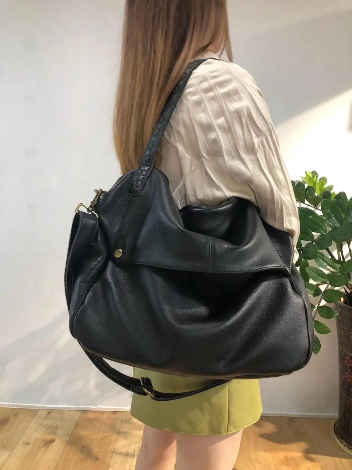 Woman Handbags Natural Genuine Leather Bag Female Portable Shoulder Crossbody Bags High Quality Casual Tote Women Large Capacity