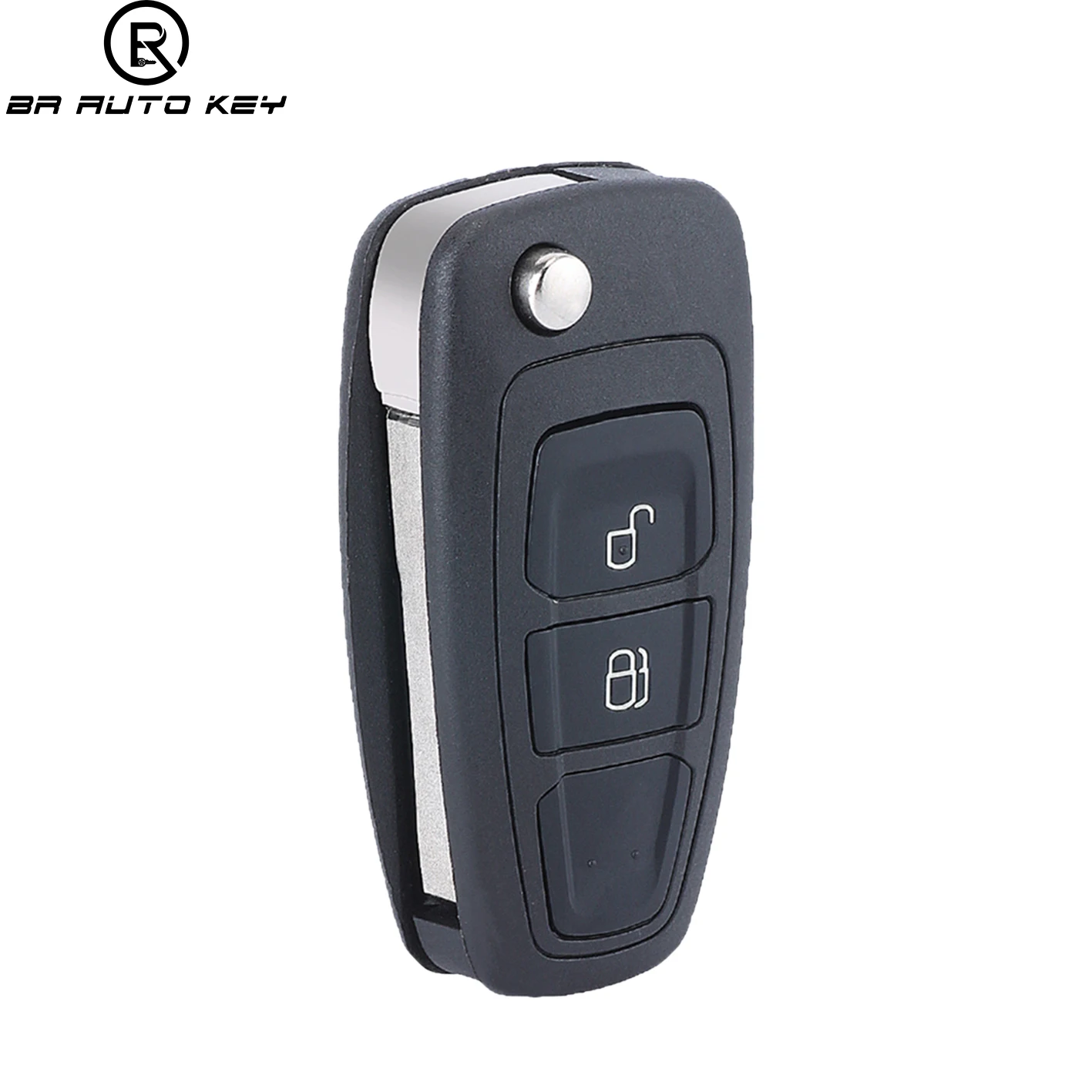 5WK50165 2Button Flip Remote Key for Ford Ranger 2011-2015,for Mazda 3 2008-2012 BT50 2011-2015 434MHz FSK 4D83 Chip HU101 Blade