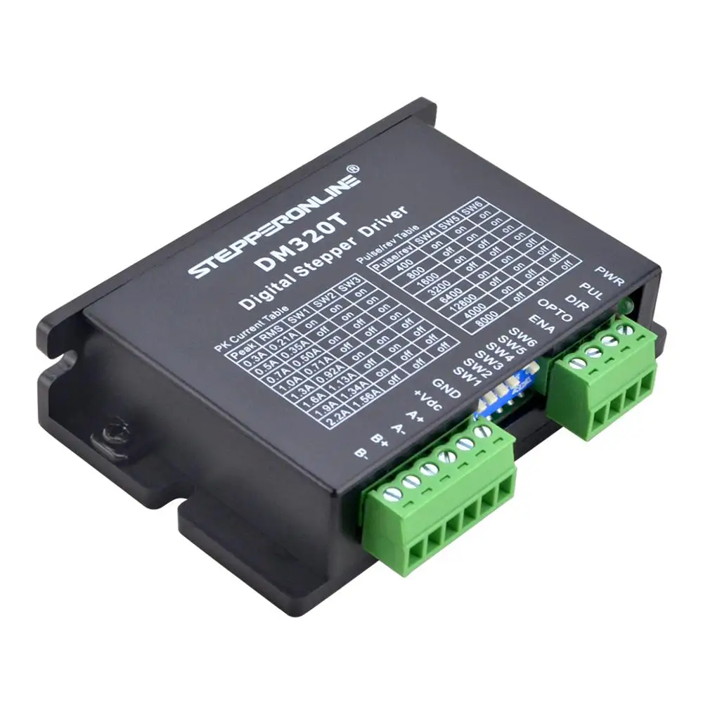 STEPPERONLINE Digital Stepper Driver 0.3-2.2A Stepper Motor Driver 10-30VDC for Nema 8, 11, 14, 16, 17 Stepper Motor