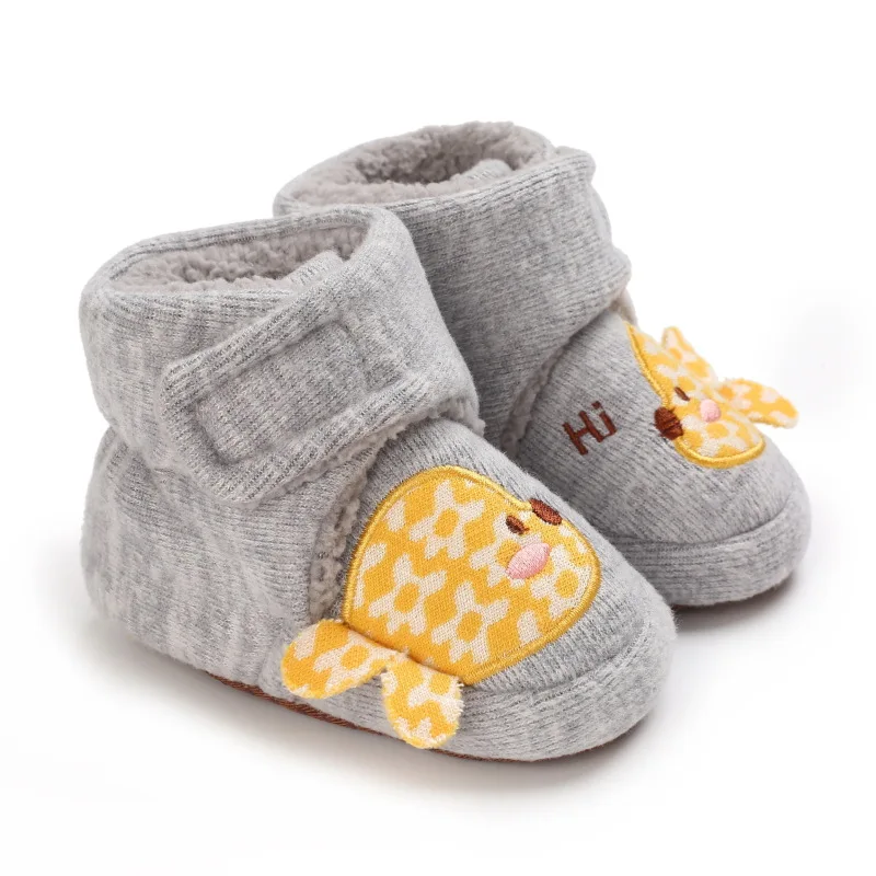 Baby Winter Cute Prewalker Shoes neonato neonato ragazzi stivali da passeggio scarpe da bambino accoglienti calde stivaletti morbidi in peluche