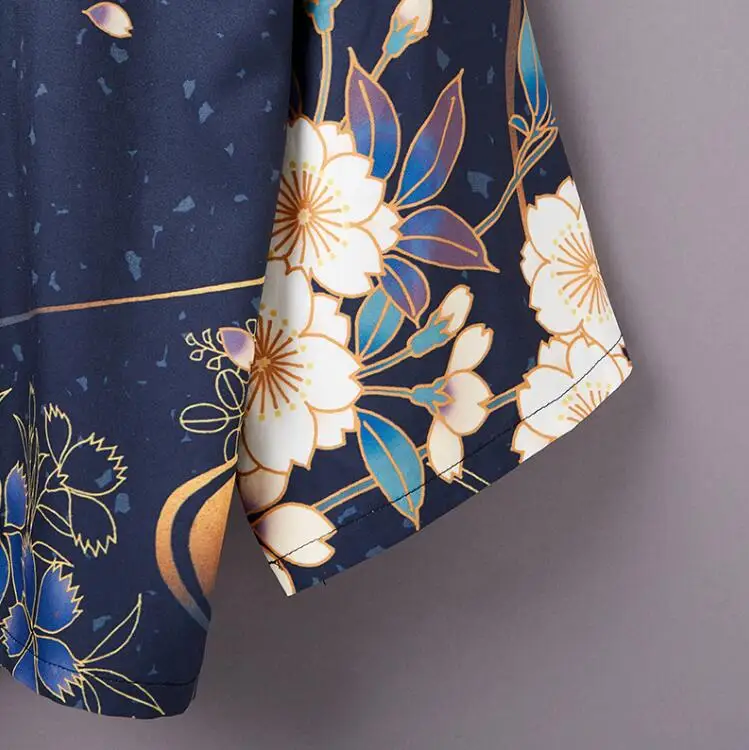 Kimono japonés Haori de manga larga para hombre y mujer, cárdigan de Anime, ropa exterior suelta para estudiantes, moda de otoño, 2020