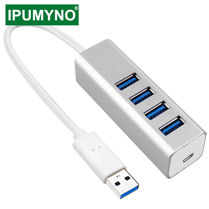 Высокоскоростной 4 порта USB 3,0 C концентратор Мульти USB 3,1 OTG разветвитель адаптер для Macbook Pro Air ноутбука настольного компьютера аксессуары для ПК