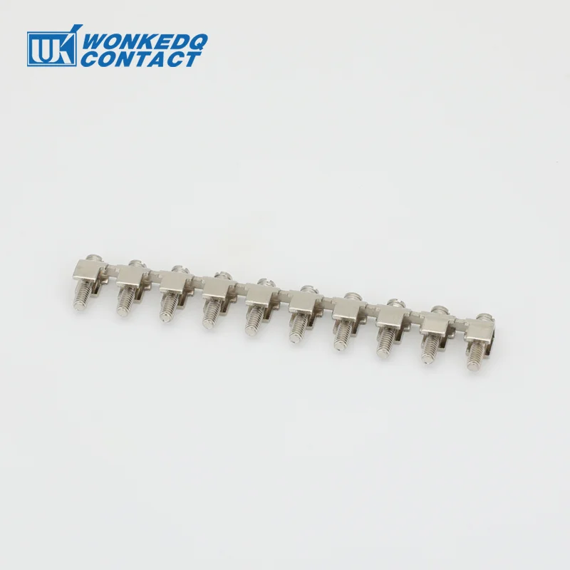 1Pc FBI10-12 Wiring Jumpers For UK16 UIK16 UK10-DREHSI Connector FBI 10-12 DIN Rail UK Terminal Block Accessories Fixed Bridge