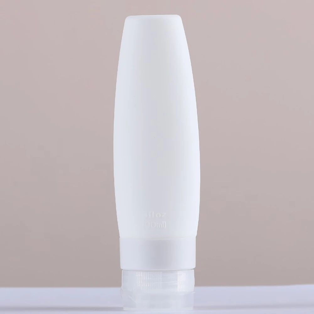 60/90ML Silicone Refillable Bottle Empty Travel Portable Packing Press For Lotion Shampoo Cosmetic Squeeze Containers Tools