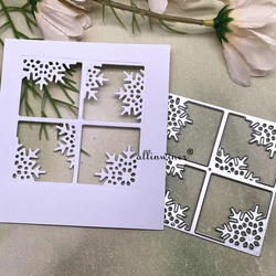 New Snowflake frame DIY Craft Metal Cutting Die Scrapbook Embossed Paper Card Album Craft Template Stencil Dies