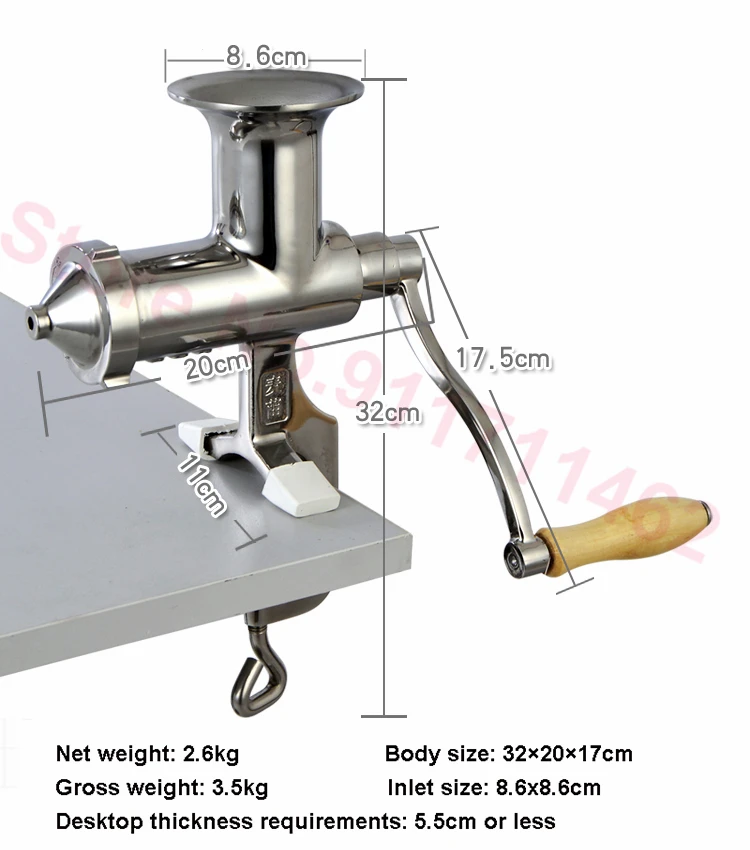 Wheatgrass Juicer Stainless Steel Fruit Wheat Grass Vegetable Orange Juice Press Extractor Juicing Machine