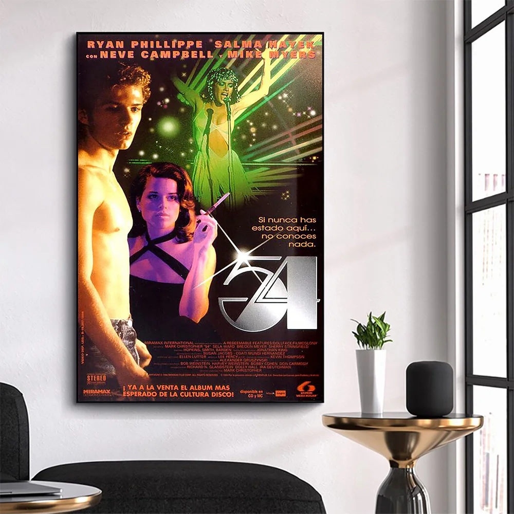 

WM3274 54 Classic Movie HD Silk Fabric Poster Art Decor Indoor Painting Gift