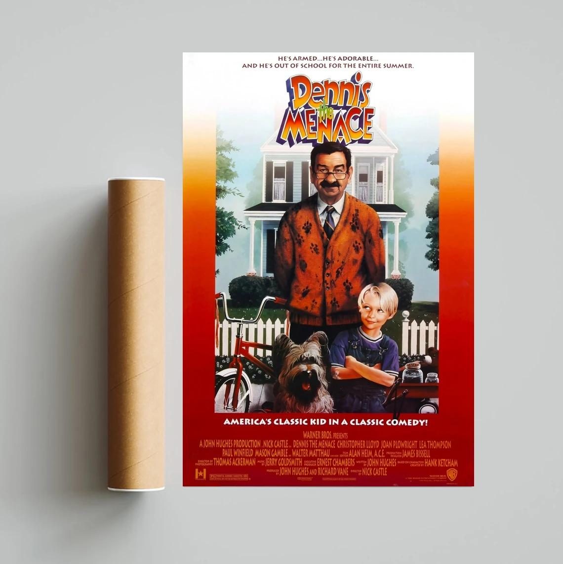دينيس الخطر الفيلم المشارك قماش طباعة ديكور المنزل طلاء جدران (بدون إطار)